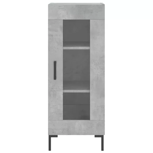  betonszürke szerelt fa tálalószekrény 34,5 x 34 x 90 cm