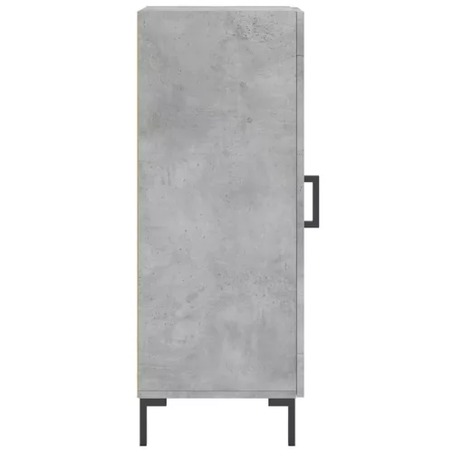  betonszürke szerelt fa tálalószekrény 34,5 x 34 x 90 cm