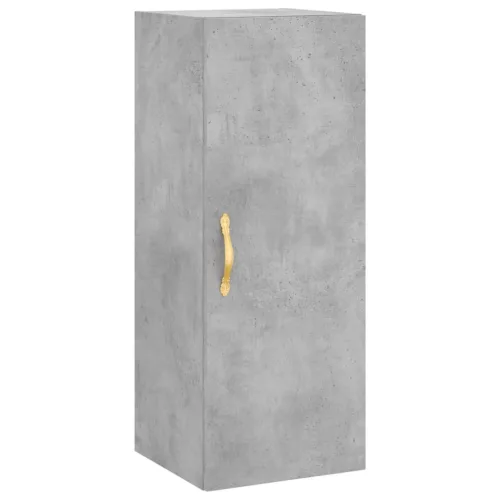  betonszürke fali szekrény 34,5 x 34 x 90 cm