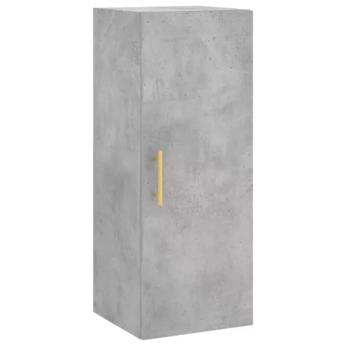  betonszürke fali szekrény 34,5 x 34 x 90 cm
