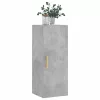  betonszürke fali szekrény 34,5 x 34 x 90 cm