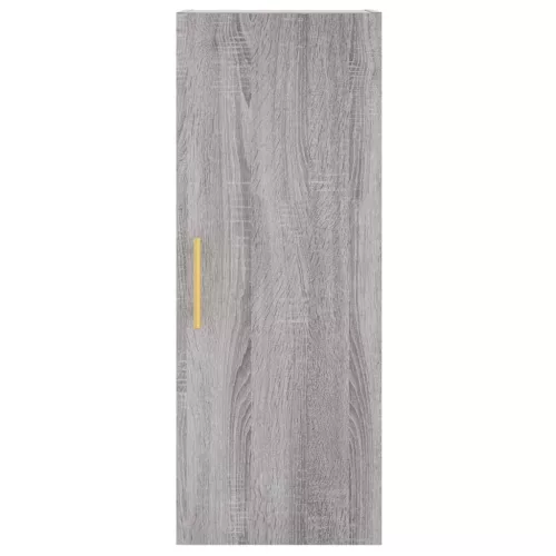  szürke sonoma színű fali szekrény 34,5 x 34 x 90 cm