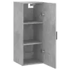  betonszürke fali szekrény 34,5 x 34 x 90 cm