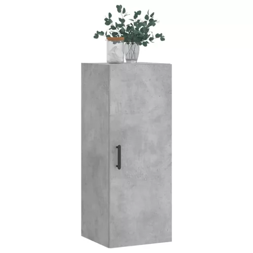  betonszürke fali szekrény 34,5 x 34 x 90 cm