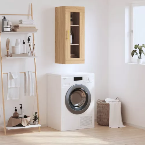  sonoma színű fali szekrény 34,5 x 34 x 90 cm