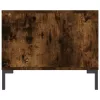  füstös tölgy színű szerelt fa dohányzóasztal 90 x 50 x 40 cm
