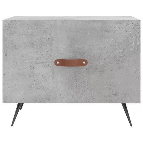  2 db betonszürke szerelt fa dohányzóasztal 50 x 50 x 40 cm