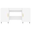  fehér szerelt fa íróasztal 140 x 50 x 75 cm