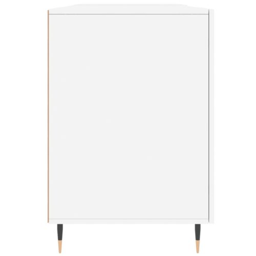  fehér szerelt fa íróasztal 140 x 50 x 75 cm