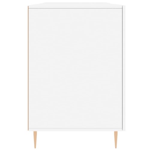  fehér szerelt fa íróasztal 140 x 50 x 75 cm