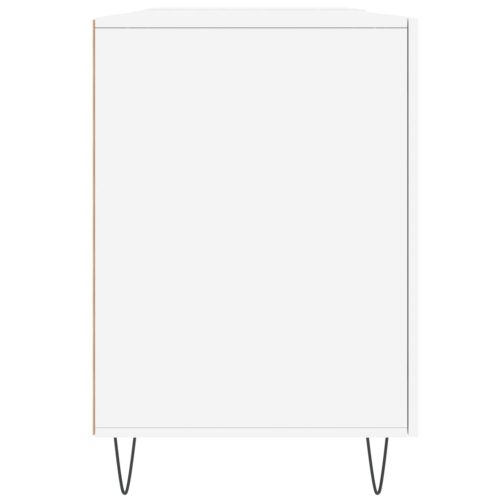  fehér szerelt fa íróasztal 140 x 50 x 75 cm