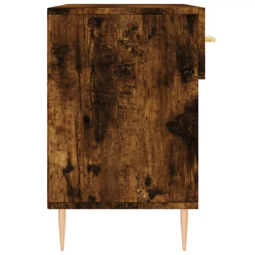  füstös tölgy színű szerelt fa cipőpolc 102x35x55 cm