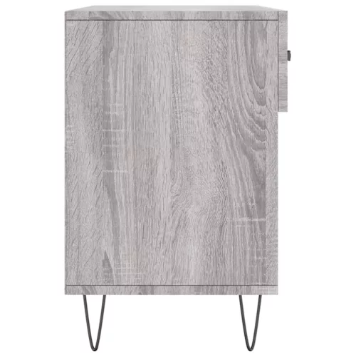  szürke sonoma színű szerelt fa cipőpolc 102 x 35 x 55 cm