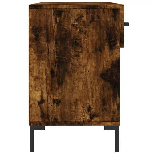  füstös tölgy színű szerelt fa cipőpolc 102x35x55 cm