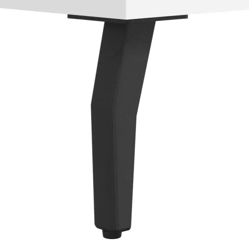  fehér szerelt fa cipőpolc 102x35x55 cm