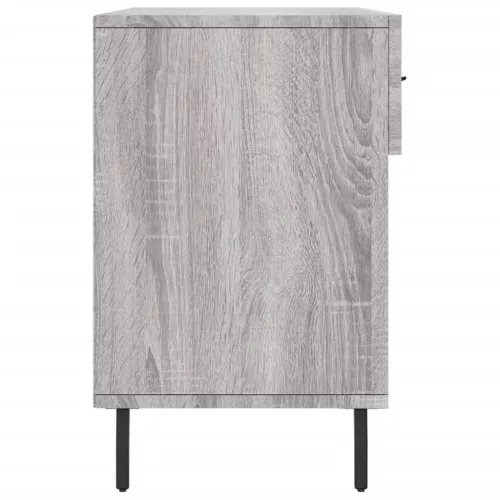  szürke sonoma színű szerelt fa cipőpolc 102 x 35 x 55 cm