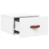  2 db fehér falra szerelhető éjjeliszekrény 35x35x20 cm