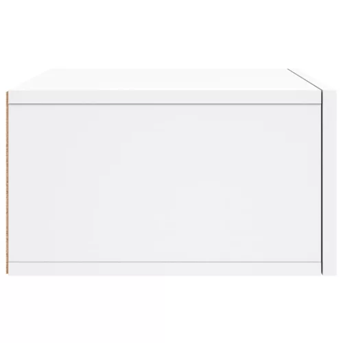  2 db fehér falra szerelhető éjjeliszekrény 35x35x20 cm