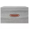 szürke sonoma falra szerelhető éjjeliszekrény 35x35x20 cm