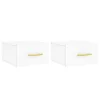  2 db fehér falra szerelhető éjjeliszekrény 35x35x20 cm