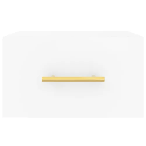  2 db fehér falra szerelhető éjjeliszekrény 35x35x20 cm