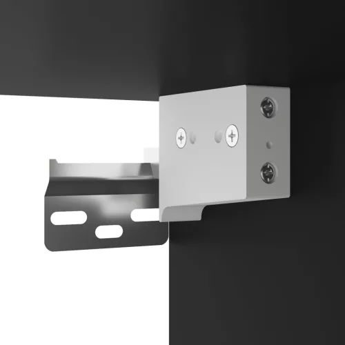  fekete falra szerelhető éjjeliszekrény 35x35x20 cm