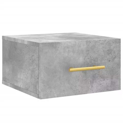  betonszürke fali éjjeliszekrény 35x35x20 cm