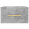  betonszürke fali éjjeliszekrény 35x35x20 cm