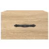  sonoma tölgy színű falra szerelhető éjjeliszekrény 35x35x20 cm