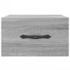  2 db szürke sonoma falra szerelhető éjjeliszekrény 35x35x20 cm