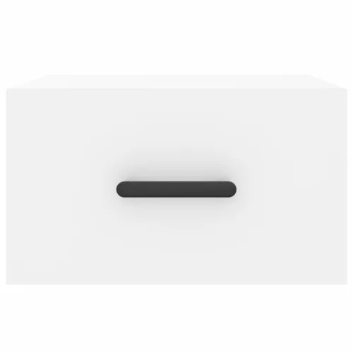  2 db fehér falra szerelhető éjjeliszekrény 35x35x20 cm