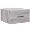  2 db szürke sonoma falra szerelhető éjjeliszekrény 35x35x20 cm