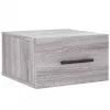  szürke sonoma falra szerelhető éjjeliszekrény 35x35x20 cm