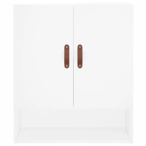  fehér szerelt fa faliszekrény 60 x 31 x 70 cm