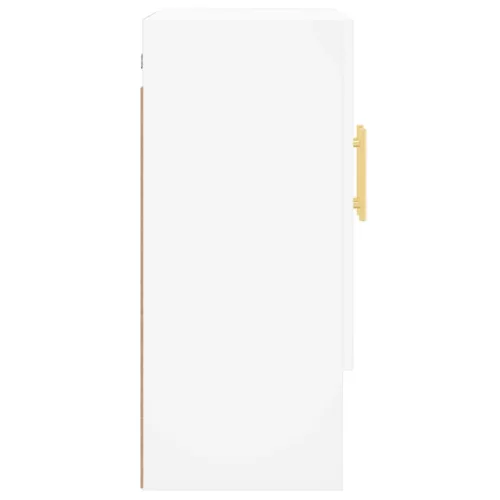  fehér szerelt fa faliszekrény 60 x 31 x 70 cm