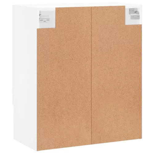  fehér szerelt fa faliszekrény 60 x 31 x 70 cm