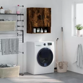    füstös tölgy színű szerelt fa fali szekrény 60 x 31 x 70 cm