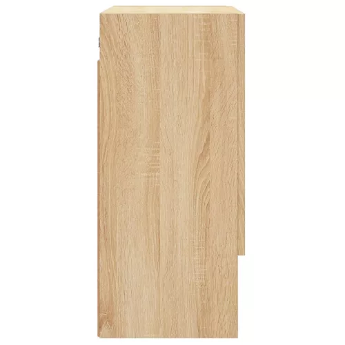  sonoma tölgy színű szerelt fa faliszekrény 60 x 31 x 70 cm