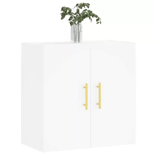  fehér szerelt fa faliszekrény 60 x 31 x 60 cm