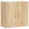  sonoma tölgy színű szerelt fa faliszekrény 60 x 31 x 60 cm