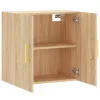  sonoma tölgy színű szerelt fa faliszekrény 60 x 31 x 60 cm