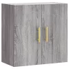  szürke sonoma színű szerelt fa faliszekrény 60 x 31 x 60 cm