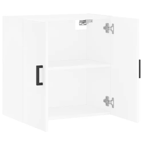  fehér szerelt fa faliszekrény 60 x 31 x 60 cm