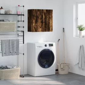    füstös tölgy színű szerelt fa faliszekrény 60 x 31 x 60 cm