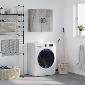    szürke sonoma színű szerelt fa faliszekrény 60 x 31 x 60 cm