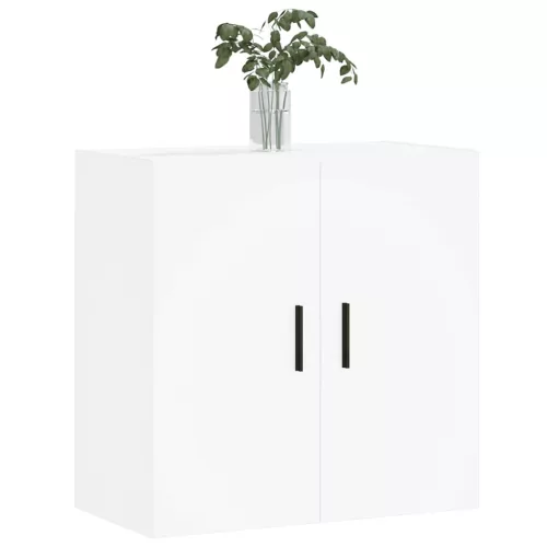  fehér szerelt fa faliszekrény 60 x 31 x 60 cm