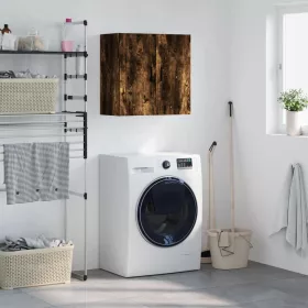    füstös tölgy színű szerelt fa faliszekrény 60 x 31 x 60 cm