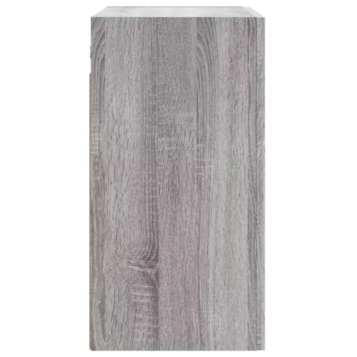  szürke sonoma színű szerelt fa faliszekrény 60 x 31 x 60 cm