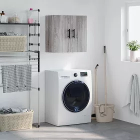    szürke sonoma színű szerelt fa faliszekrény 60 x 31 x 60 cm