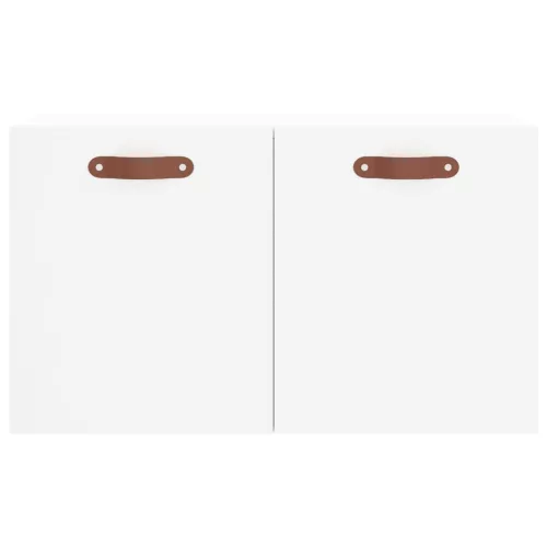  fehér szerelt fa faliszekrény 60 x 36,5 x 35 cm